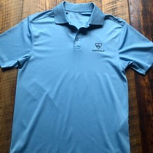Men's Under Armour Polo Shirt Size S Blue Top Golf